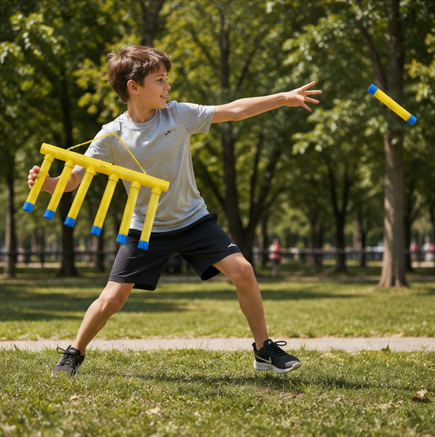 Reaction Training Stick Catch Game - Interactive Parent Child Educational Toy for Improving Reflexes, Focus and Coordination Skills