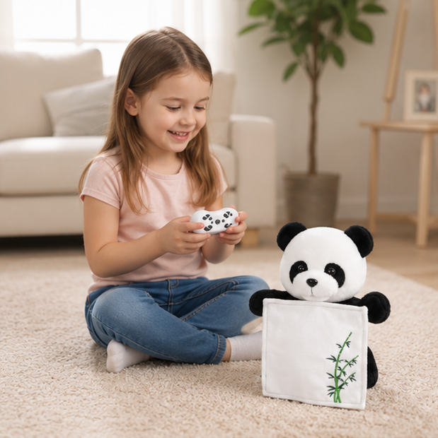 Remote Control Panda Toy - Interactive Singing Talking Educational Toy for Babies and Young Children