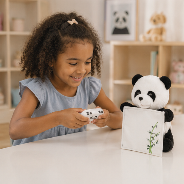 Remote Control Panda Toy - Interactive Singing Talking Educational Toy for Babies and Young Children