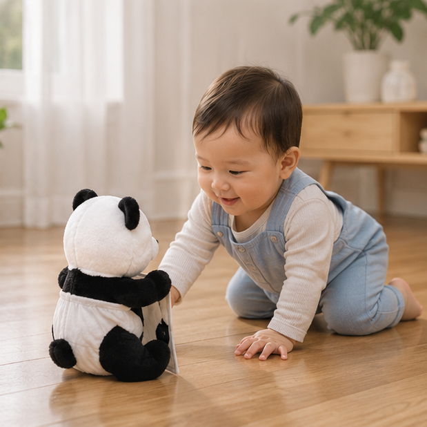 Remote Control Panda Toy - Interactive Singing Talking Educational Toy for Babies and Young Children
