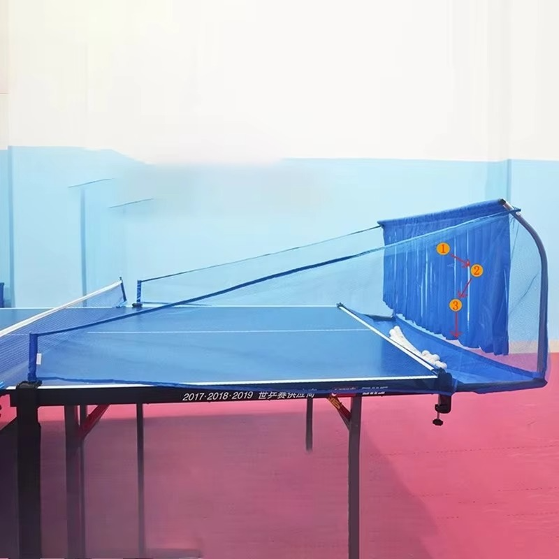 Foldable Table Tennis Ball Collection Net – Portable Ping Pong Ball Picker with Durable Mesh for Beginner Practice, Training and Easy Ball Retrieval