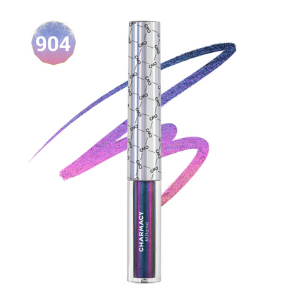 Duochrome Glitter Liquid Eyeliner – Waterproof Smudge-Proof Eye Liner with Ultra-Fine Tip for Long-Lasting Shimmer Makeup