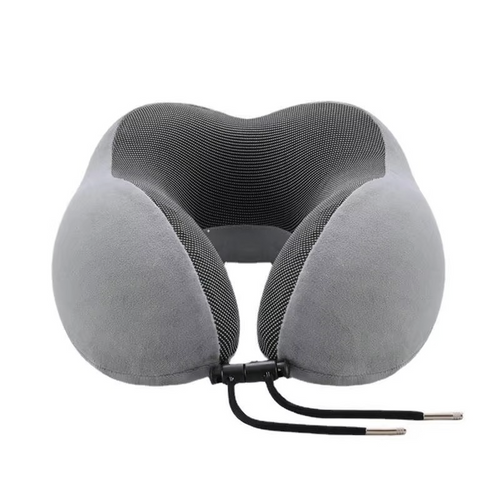 U-Shaped Memory Foam Neck Pillow – Soft Ergonomic Travel Pillow with Cervical Support for Airplanes, Sleeping, Relaxation and Neck Comfort