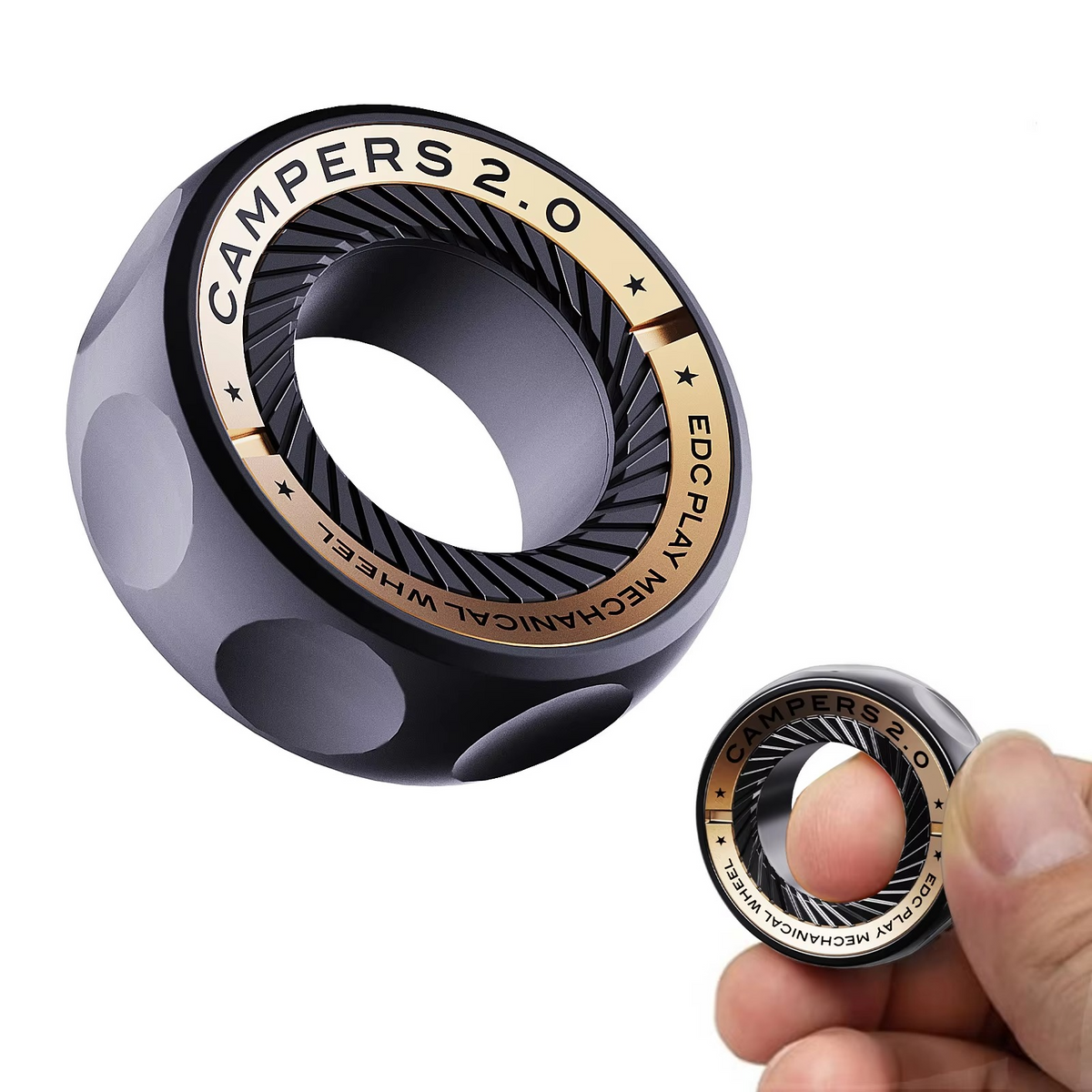 Portable Magnetic Fidget Ring – Spinner Sensory Toy for Stress Relief, Focus, Calming, EDC and Everyday Fingertip Play