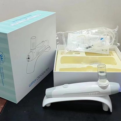 High-Pressure Nano Spray Gun – 450nm Blue Light Water Oxygen Facial Hydration Device for Deep Moisturizing, Skincare and Professional Beauty Treatments