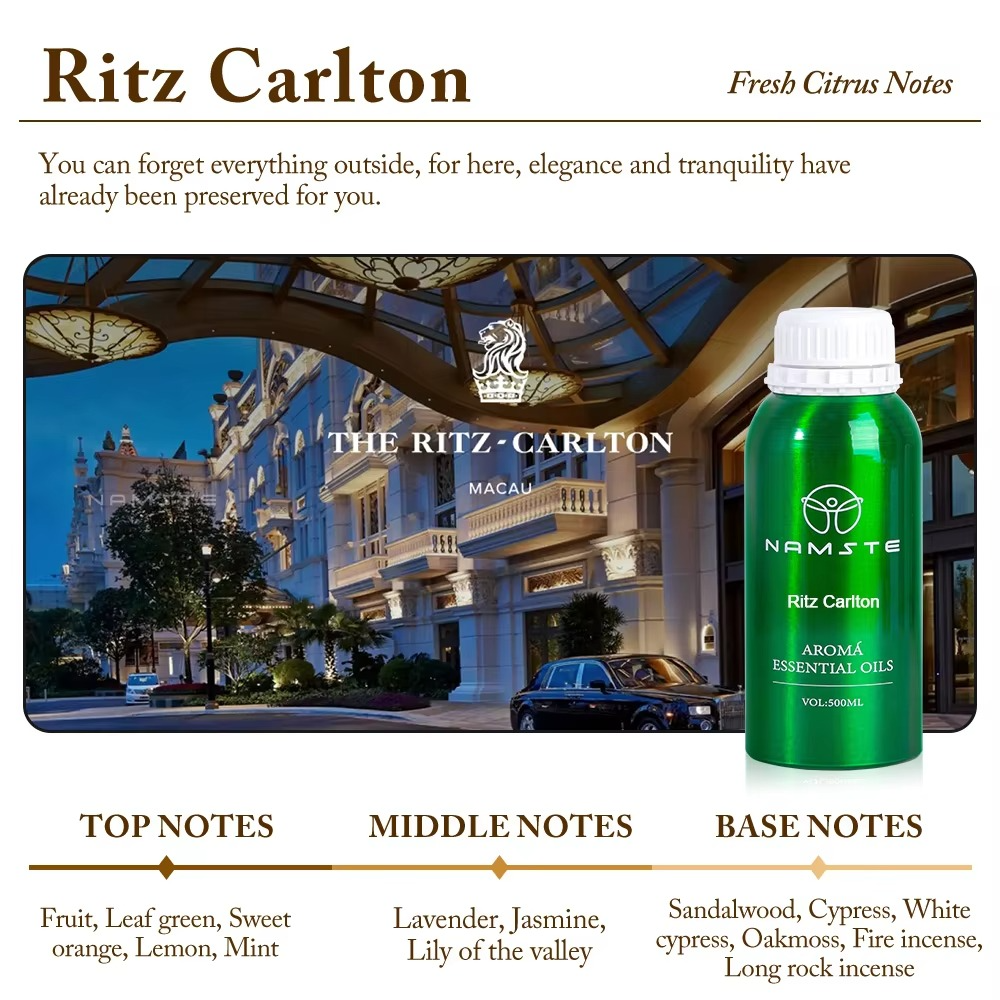 Luxury Hotel-Inspired Fragrance Oil – 500ml Aromatic Scent Oil for Aroma Diffusers, Home, Office, Spa and Hotel Fragrance