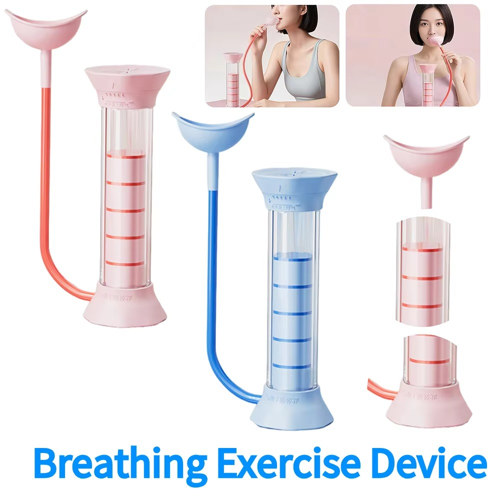 Adjustable Breathing Trainer – Diaphragm Resistance Exerciser for Lung Capacity, Core Strength, Respiratory Fitness and Facial Muscle Training