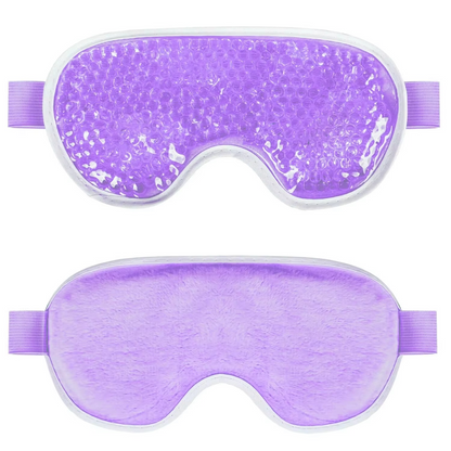 Reusable Cooling Eye Mask – Cold Therapy Gel Eye Pack for Puffy Eyes, Migraine Relief, Eye Fatigue, Relaxation and Soothing Comfort