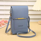 TouchGuard™ Leather Phone Crossbody Bag