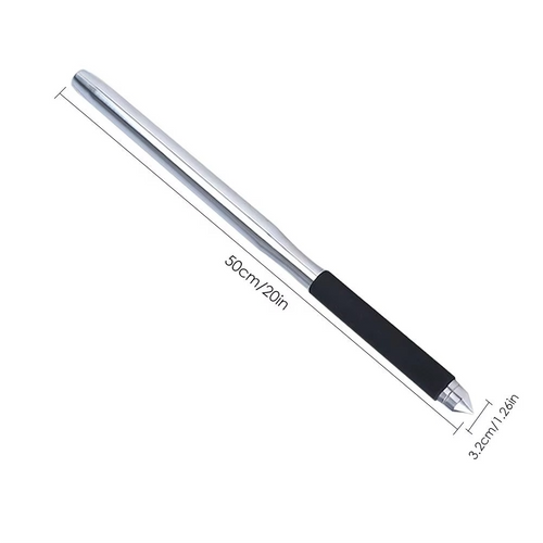 Stainless Steel Baseball Bat – 50cm Heavy-Duty Non-Slip Training Bat for Baseball Practice, Batting Drills, Outdoor Sports and Recreational Play