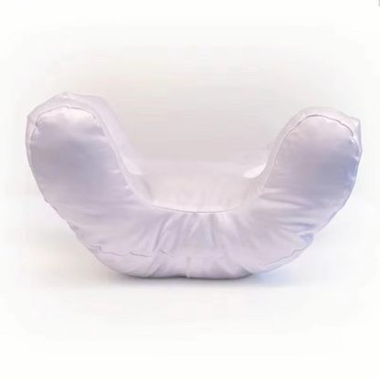 Anti-Wrinkle Beauty Pillow – Ergonomic Face Support Pillow for Back Sleeping, Beauty Sleep and Comfortable Nighttime Rest with Pillowcase