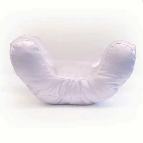 Anti-Wrinkle Beauty Pillow – Ergonomic Face Support Pillow for Back Sleeping, Beauty Sleep and Comfortable Nighttime Rest with Pillowcase