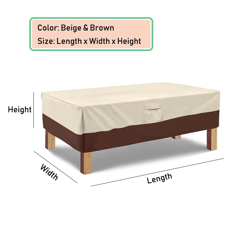 Heavy-Duty Outdoor Furniture Cover – Waterproof, Windproof & UV-Resistant Patio Cover for Sofas, Tables and Chairs, Protection Against Rain and Snow