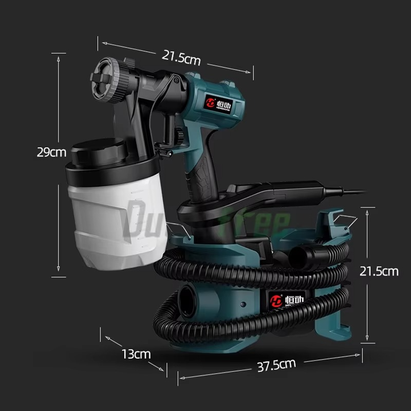 Electric Paint Sprayer – 900ml High-Power 800W  Spray Gun with Easy-Clean Design for Home Interior, Exterior, Furniture and DIY Painting