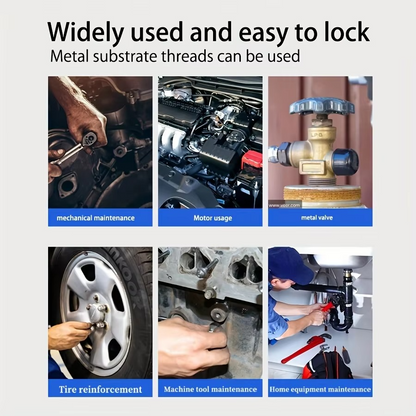 Thread Locking Adhesive – 50ml Quick-Cure Anaerobic Screw Glue with Corrosion-Resistant Anti-Loosening Formula for Nuts, Bolts and Fasteners