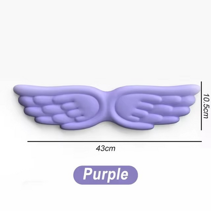 Angel Wing Memory Foam Keyboard & Mouse Wrist Rest Set – Ergonomic Non-Slip Wrist Support Pad for Office, PC, Laptop and Comfortable Typing