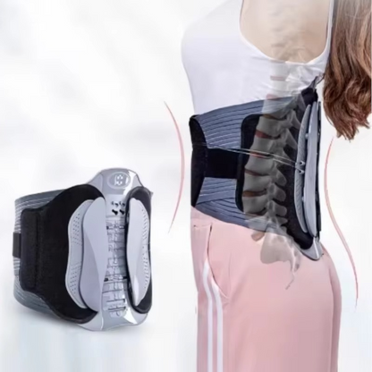 Lumbar Support Belt – Adjustable Elastic Lower Back Brace for Spinal Support, Back Pain Relief, Posture Improvement and Everyday Comfort
