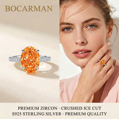Silver Tanzanite Ring – Mint Green Oval Tanzanite with Ice-Cut Zircon Accents for Women, Elegant Jewelry, Special Occasions and Gifts