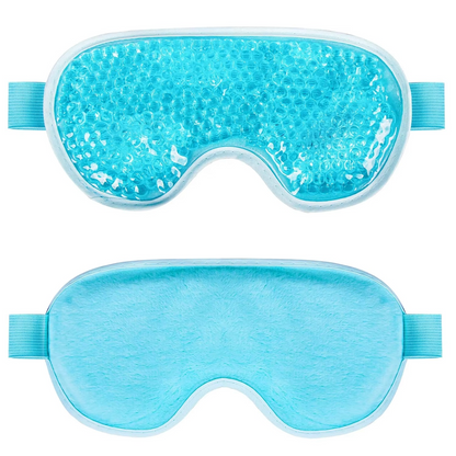 Reusable Cooling Eye Mask – Cold Therapy Gel Eye Pack for Puffy Eyes, Migraine Relief, Eye Fatigue, Relaxation and Soothing Comfort