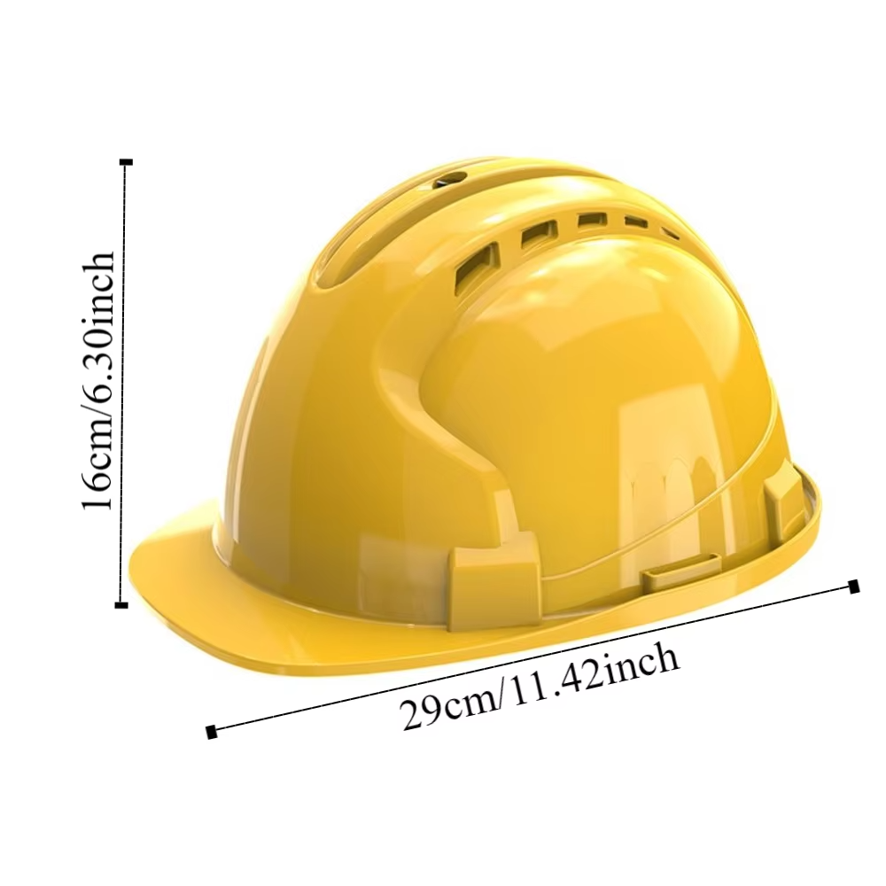 Rechargeable Fan Safety Helmet – Waterproof Construction Hard Hat with 4-Speed Silent Cooling Fans for Outdoor Work and Hot Weather