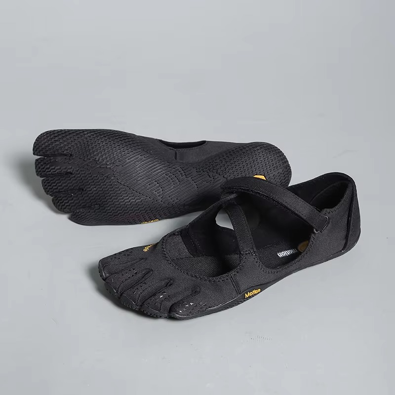 Women’s Five-Toe Barefoot Shoes – Minimalist Flats with Loop Strap and Quick-Dry Design for Hiking, Yoga, Gym, Water Activities and Casual Wear