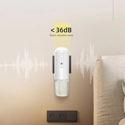 Smart Plug-In Air Freshener Diffuser – Automatic 150ml Fragrance Diffuser with 100m³ Coverage for Homes, Hotels, Bathrooms and Toilets