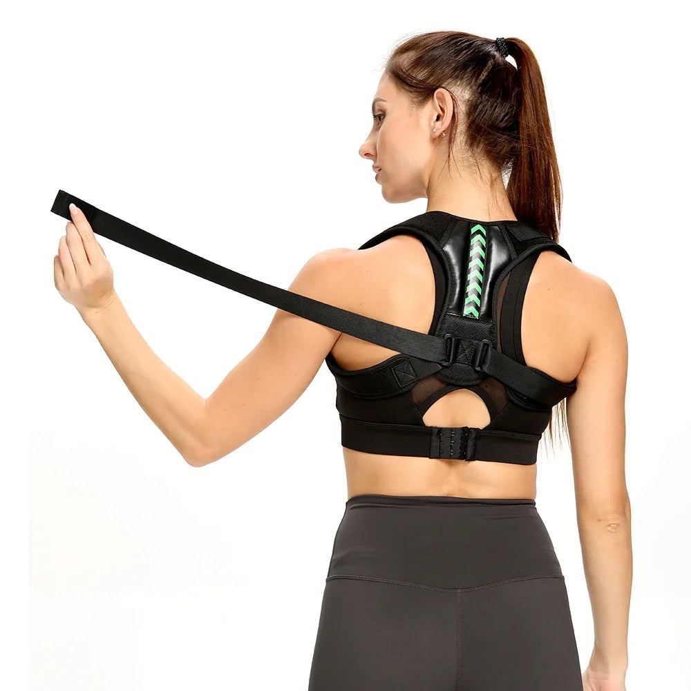 Adjustable Posture Corrector Belt – Upper Back, Shoulder and Clavicle Support Brace for Spine Alignment, Neck Relief and Everyday Posture Improvement