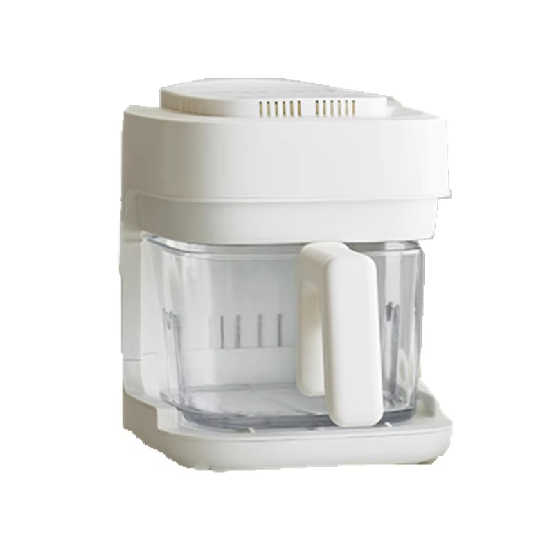 Compact Glass Basket Air Fryer – 2L 900W Non-Stick Air Fryer with See-Through Basket, No-Flip Cooking and Easy-Clean Design for Home Kitchens