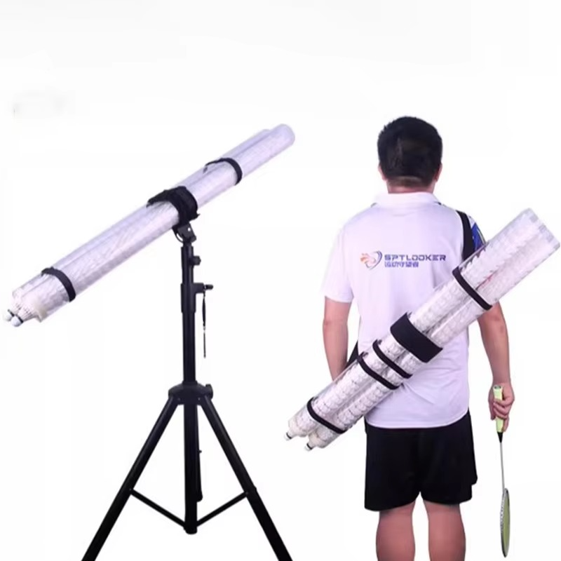 Portable Badminton Shuttlecock Feeder – Large-Capacity Shuttle Serving Tube for Efficient Badminton Training, Solo Practice and Professional Coaching Sessions