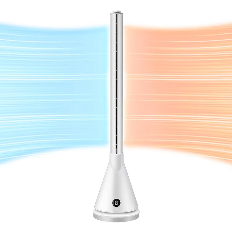 Smart Bladeless Tower Fan – WiFi Air Circulation Cooling Fan with Quiet Operation, Smart App Control for Bedroom, Living Room and Office