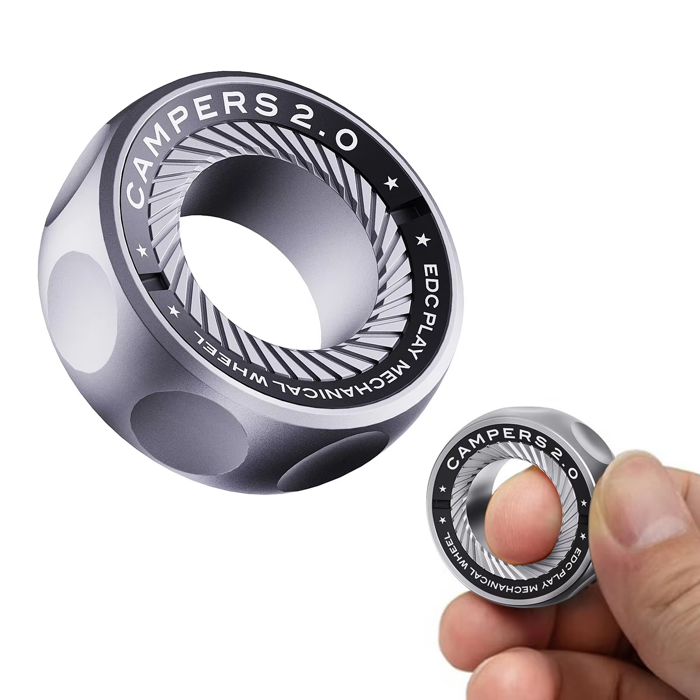 Portable Magnetic Fidget Ring – Spinner Sensory Toy for Stress Relief, Focus, Calming, EDC and Everyday Fingertip Play