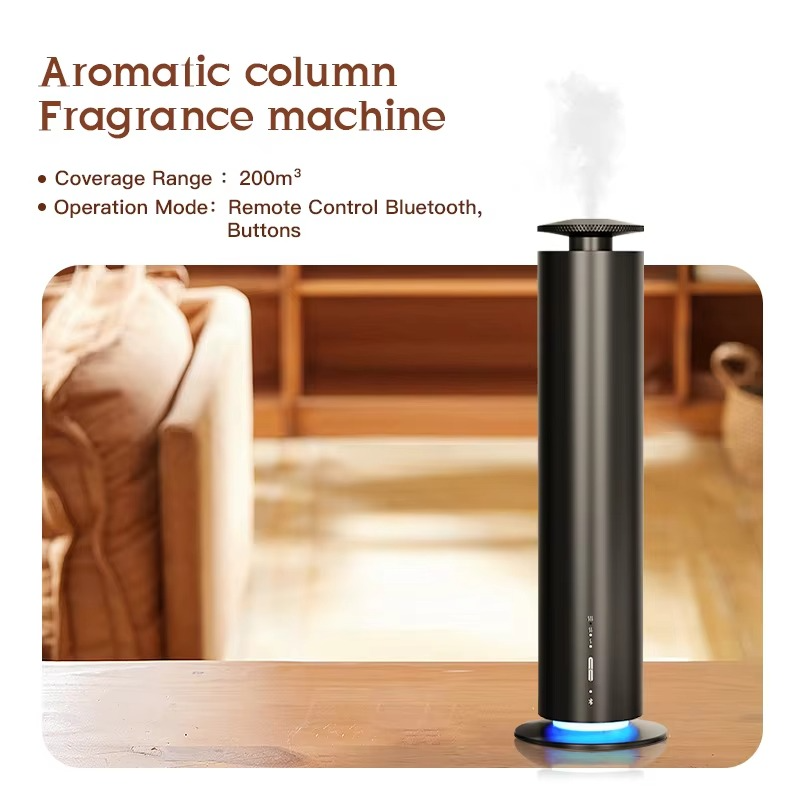 Smart Home Aroma Diffuser – Battery-Powered Essential Oil Diffuser with Long-Lasting Fragrance for Homes, Offices, Bedrooms and Aromatherapy