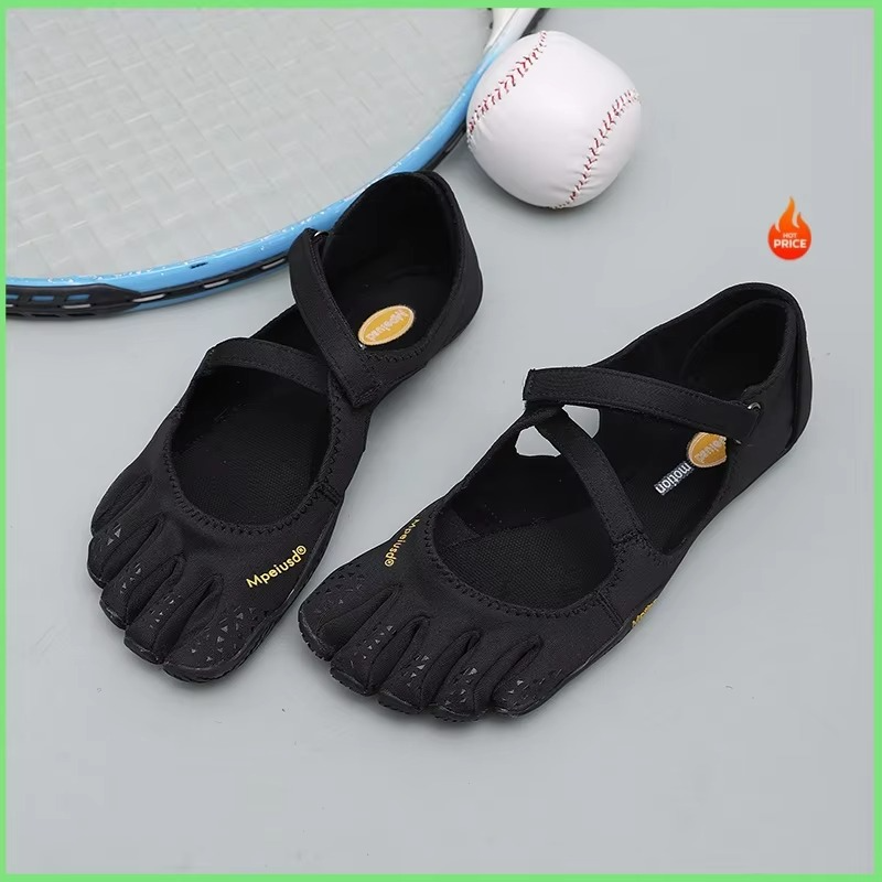 Women’s Five-Toe Barefoot Shoes – Minimalist Flats with Loop Strap and Quick-Dry Design for Hiking, Yoga, Gym, Water Activities and Casual Wear
