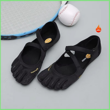 Women’s Five-Toe Barefoot Shoes – Minimalist Flats with Loop Strap and Quick-Dry Design for Hiking, Yoga, Gym, Water Activities and Casual Wear