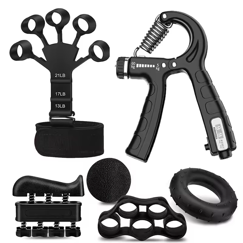 Adjustable Hand Grip Strengthener – 5–60kg Resistance Hand Exerciser for Grip Strength, Wrist Training, Finger Rehabilitation and Forearm Muscle Fitness