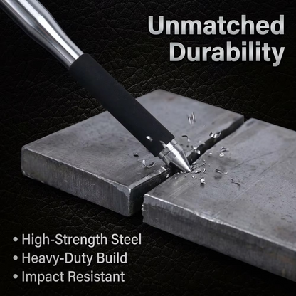 Stainless Steel Baseball Bat – 50cm Heavy-Duty Non-Slip Training Bat for Baseball Practice, Batting Drills, Outdoor Sports and Recreational Play