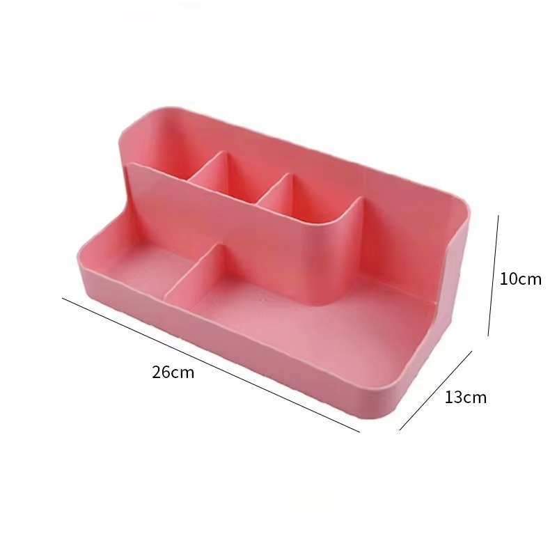 Cosmetic Storage Box – Space-Saving Vanity Organizer with Skincare Shelf for Makeup, Beauty Products, Toiletries and Bathroom Organization