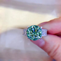 Green Moissanite
