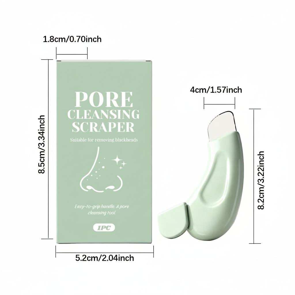 Professional Facial Skin Spatula – Ergonomic Deep Pore Cleansing Tool for Blackhead Removal, Gentle Exfoliation and Everyday Skin Care