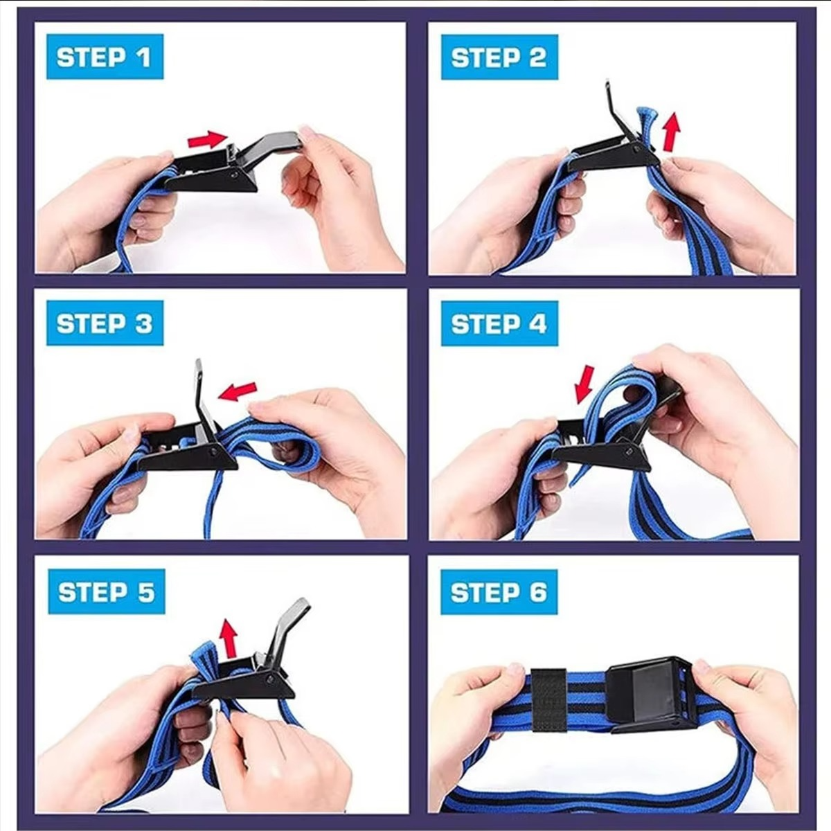 Blood Flow Restriction Training Bands – Adjustable Occlusion Bands for Glute Growth, Arm Strength Training, Muscle Building and Gym Workouts