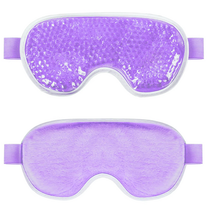 Reusable Cooling Eye Mask – Cold Therapy Gel Eye Pack for Puffy Eyes, Migraine Relief, Eye Fatigue, Relaxation and Soothing Comfort