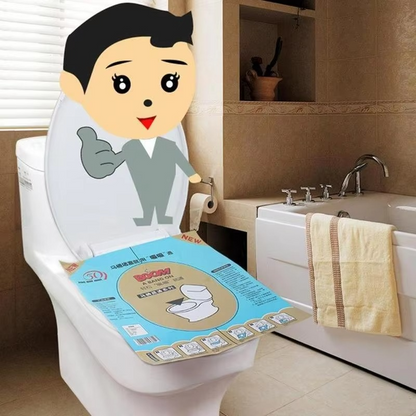 Disposable Toilet Plunger Film – Adhesive Clog Remover Sticker for Easy Toilet Unclogging, Mess-Free Drain Cleaning and Bathroom Maintenance