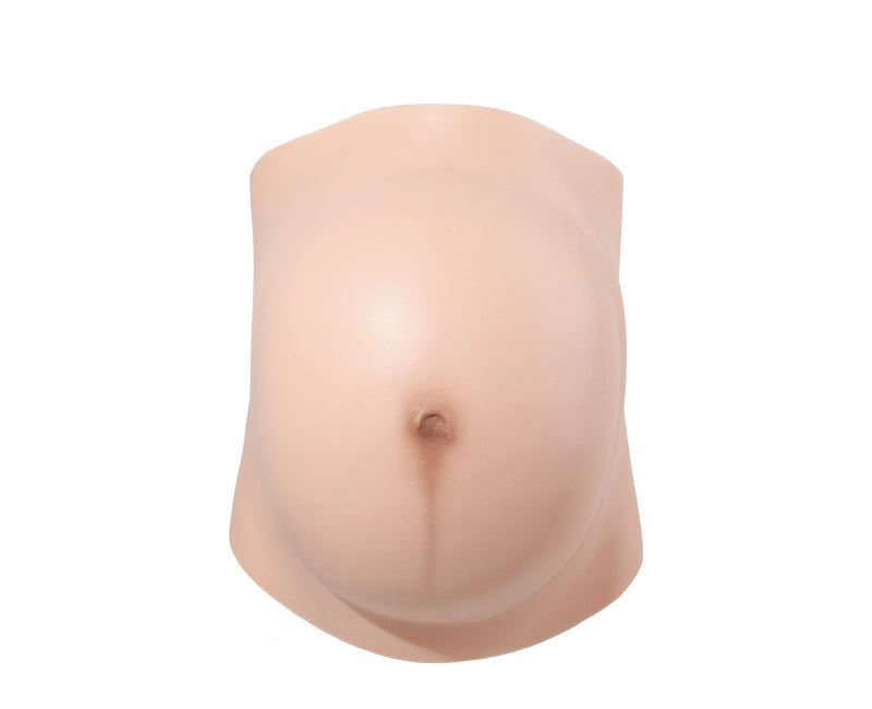 Realistic Silicone Pregnancy Belly – Stretch-Mark Maternity Simulation Prop for Photos, Videos, Cosplay, Theater, Film Production and Costume Styling