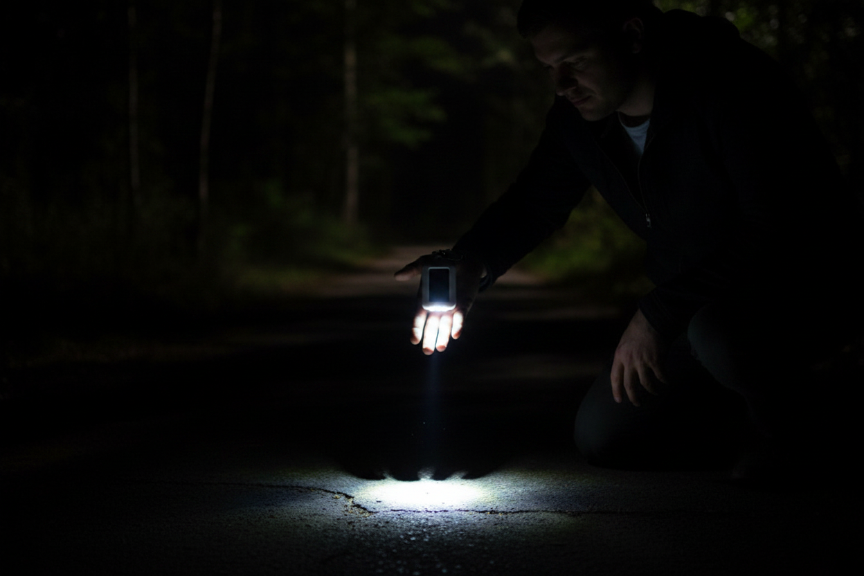 Mini Solar LED Keychain Flashlight – Portable Emergency Torch with 3 Bright LEDs for Camping, Hiking and Everyday Carry