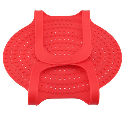 Food Grade Silicone Turkey Lifter Mat – Heat Resistant Non-Stick Poultry Cooking Rack for Roasting, Grilling and Easy Kitchen Food Preparation