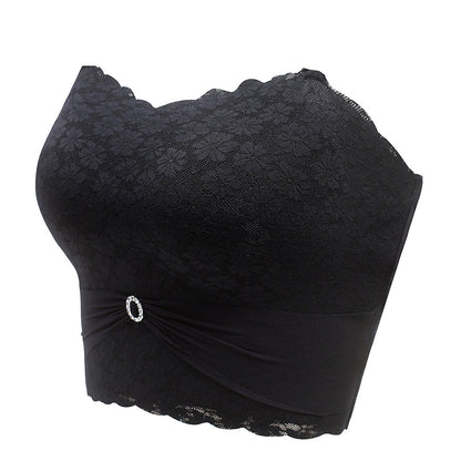 Women’s Strapless Push-Up Bra – Seamless Solid Invisible Bralette with Plus-Size M-5XL Fit for Backless Dresses, Summer Tops, Parties and Everyday Wear