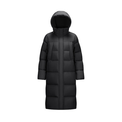 Semir Long Down Jacket - Waterproof Hooded Winter Coat for Women with Loose Fit Design, Warm Fashion Outerwear for 2025