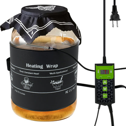 Kombucha Heating Wrap – Waterproof Fermentation Heater for Even Temperature Control and Consistent Home Brewing Results