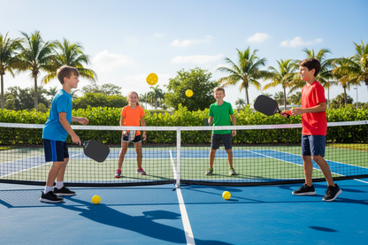 Outdoor Pickleball Balls – 40-Hole High-Performance Durable Pickleballs for Training, Practice Sessions, Recreation and Tournament Play