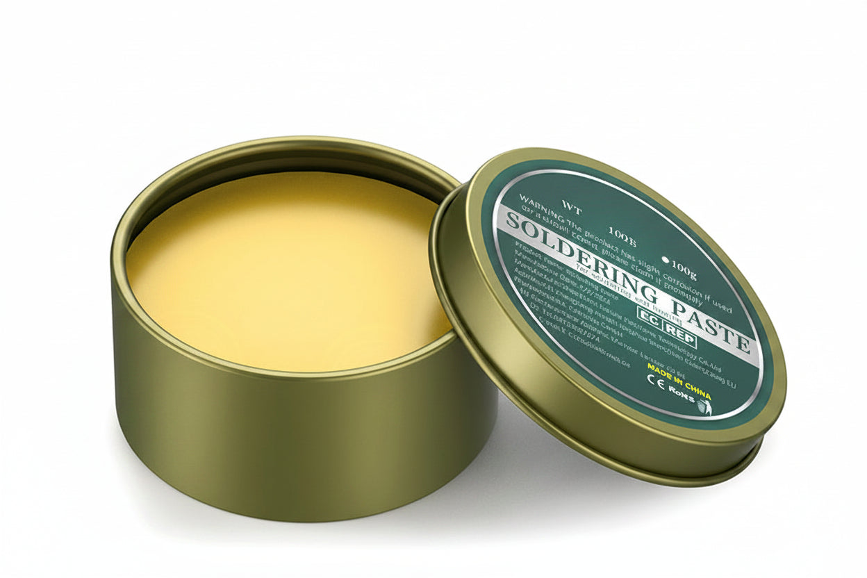 Lead-Free Welding Flux Paste – Soldering Tin Repair Oil for Electronics, Metalwork and DIY Welding Projects with Smooth Reliable Application